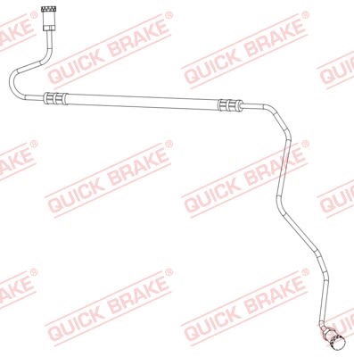 Шланг гальмівний (задній) Citroen C3/Peugeot 207 06- (L) Quick Brake фото 10