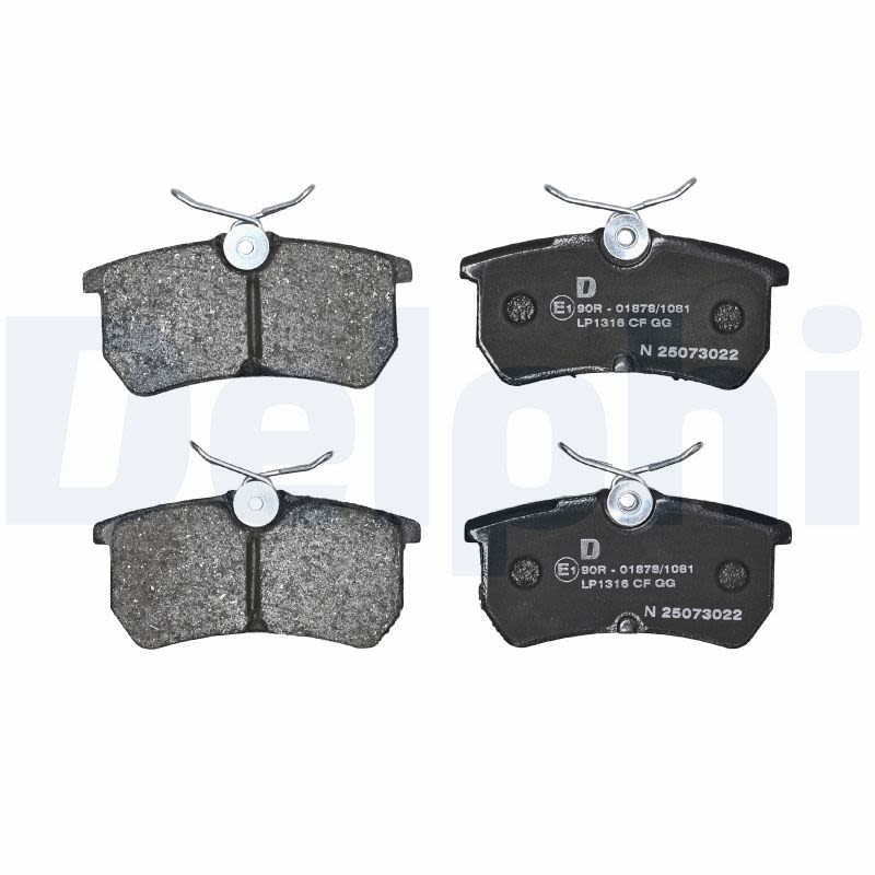 Комплект гальмівних колодок задн , FORD FIESTA V, FIESTA VI, FOCUS I, PUMA, FORD USA FOCUS, FOCUS ZX3, FOCUS ZX5 1.25-2.0 08.98-04.17 фото 3