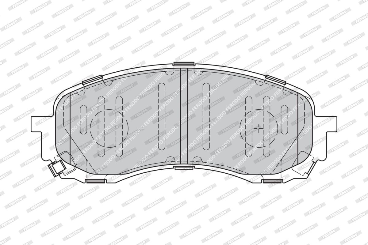Колодки гальмівні дискові SUBARU IMPREZA ХЕТЧБЕК (GR, GH, G3) 1.5 2007.03-2014.05 FERODO (FDB1863) Ferodo фото 5