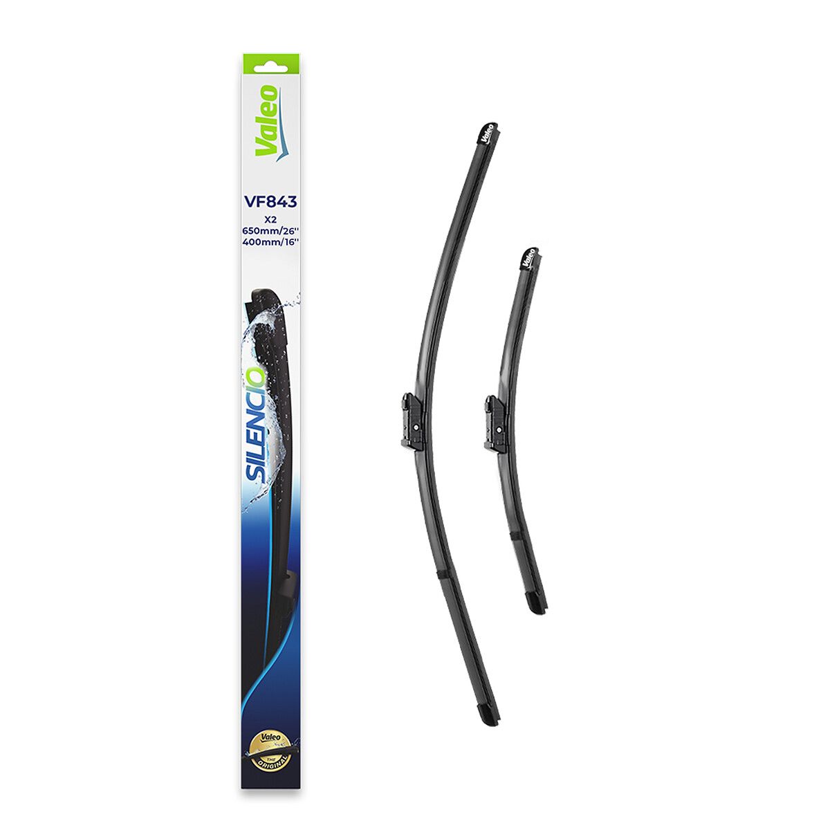 Щітка склоочисника К-Т БАСКАРКАСНИЙ SILENCIO®/650/400 MM/VF843 VALEO (577843) Valeo фото 6