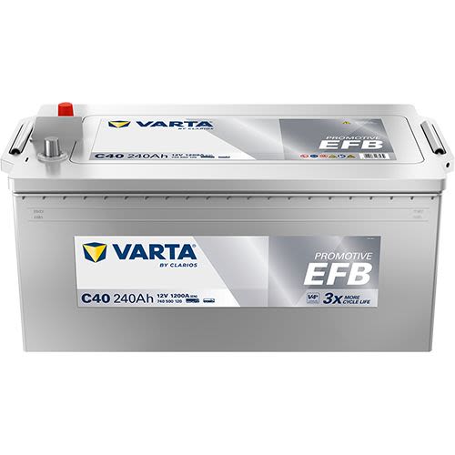Акумулятор 12В 240Агод./1200А PROMOTIVE EFB (L+ Стандартні клеми) 518x276x242 B00 - без монтажного фланця (Пусковий/EFB) фото 4