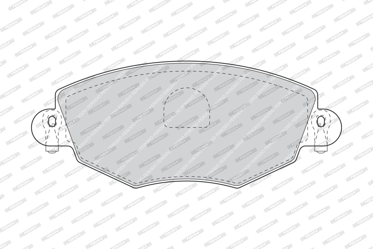 Колодки гальмівні дискові FORD MONDEO III ЛІФТБЕК (B4Y) 2.0 2000.10-2007.09 FERODO (FDB1425) Ferodo фото 5