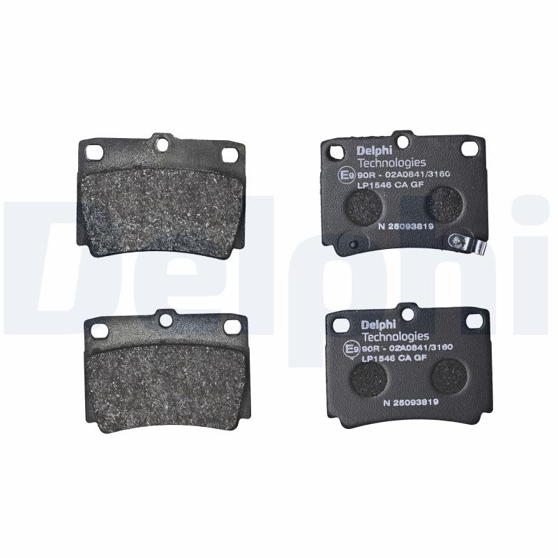 Комплект гальмівних колодок задн , MITSUBISHI L400, PAJERO CLASSIC, PAJERO II, PAJERO SPORT I, PAJERO SPORT II, PAJERO SPORT III, SIGMA 2.4-3.5 12.90- фото 3