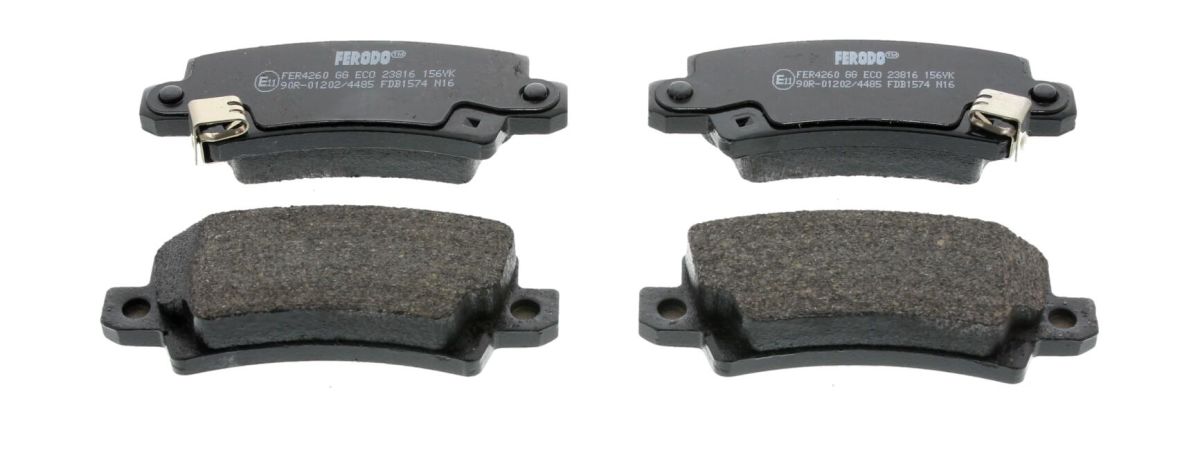 Колодки гальмівні дискові TOYOTA COROLLA ЛІФТБЕК (_E12_) 1.6 2000.08-2008.12 FERODO (FDB1574) Ferodo фото 4