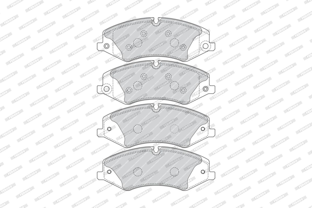 Колодки гальмівні дискові LAND ROVER RANGE ROVER SPORT I (L320) 3.6 2005.02-2013.03 FERODO (FDB4455) Ferodo фото 5