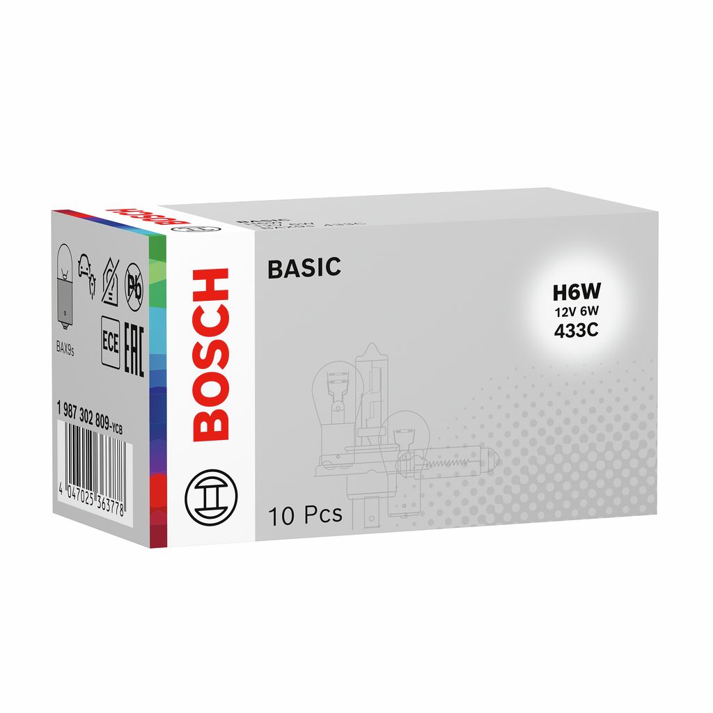 Автолампа H6W 12V 6W BAX9s ECO WS фото 6