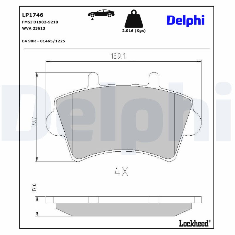 Комплект гальмівних колодок передн , NISSAN INTERSTAR, OPEL MOVANO A, RENAULT MASTER II, MASTER PRO 1.9D-3.0D 12.97- фото 6