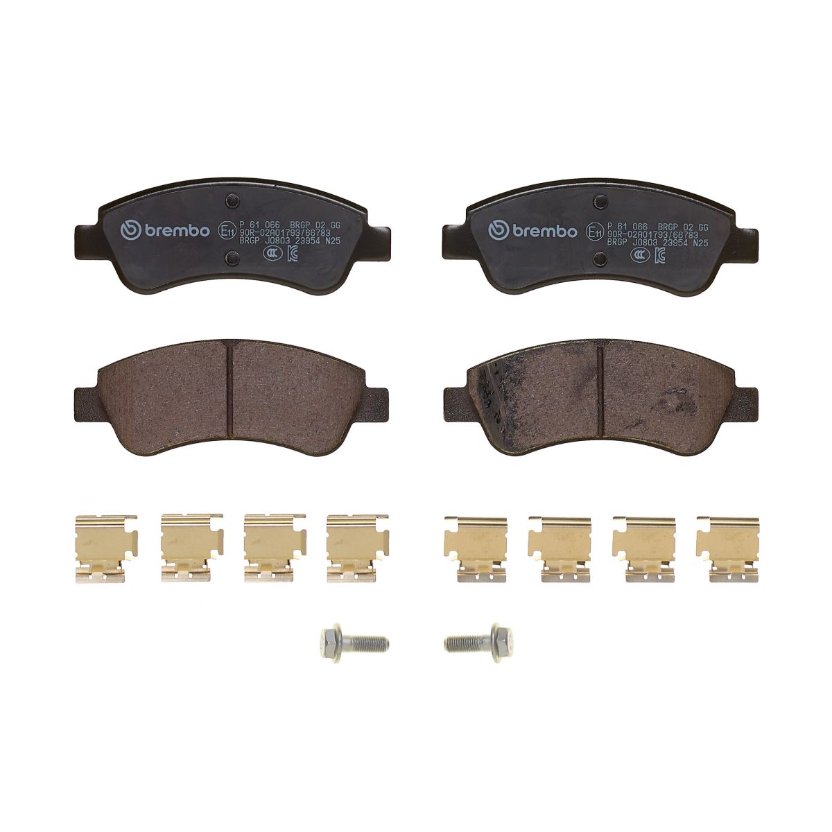 Колодки гальмівні дискові PEUGEOT 301 1.6 2012.11- BREMBO (P61066) BREMBO фото 5
