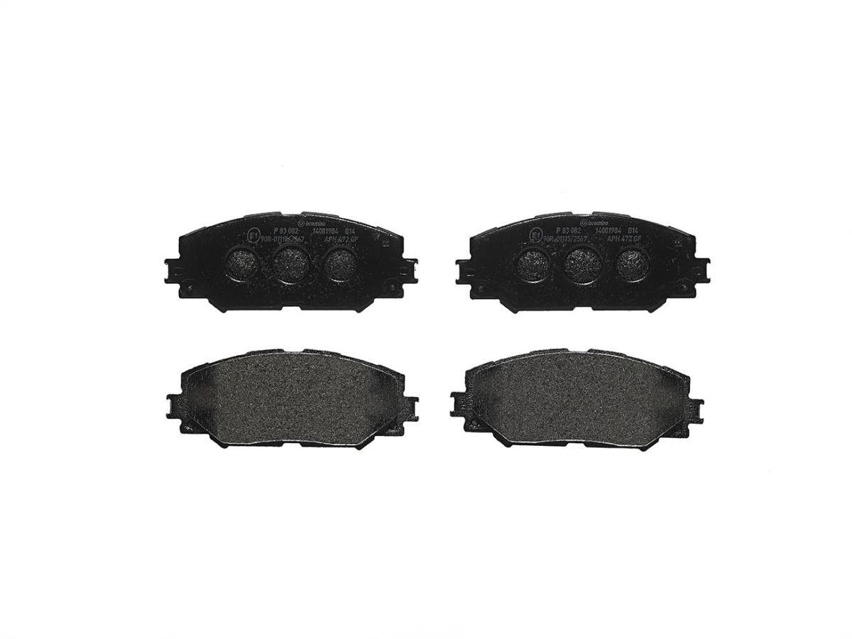 Колодки гальмівні дискові (комплект 4 шт) TOYOTA RAV 4 III (_A3_) 2.0 2005.06-2014.08 BREMBO (P83082) BREMBO фото 3
