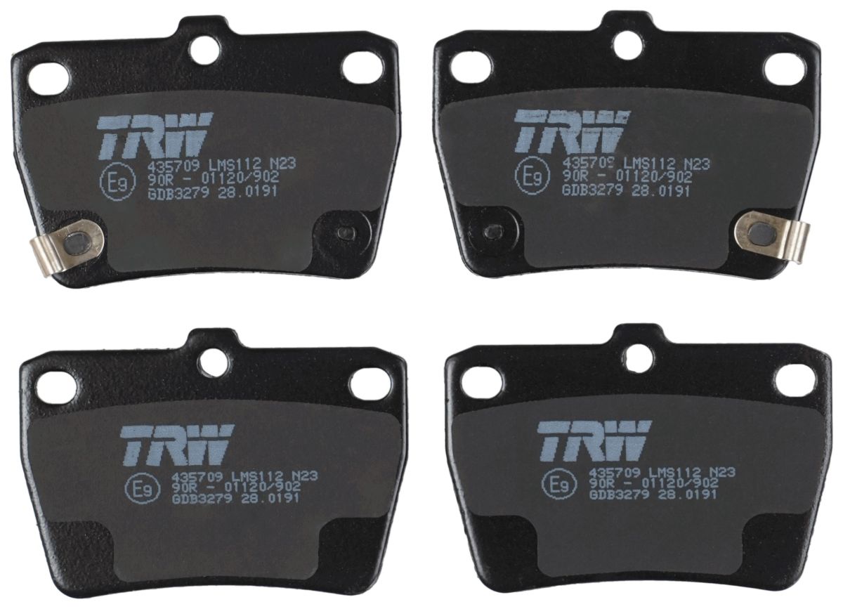 Комплект гальмівних колодок задн , CHERY TIGGO, TOYOTA RAV 4 I, RAV 4 II 1.6-2.4 01.94-10.16 фото 3