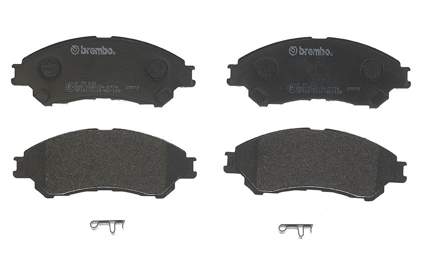 Колодки гальмівні дискові (комплект 4 шт) SUZUKI VITARA (LY) 1.6 2015.02- BREMBO (P79032) BREMBO фото 4