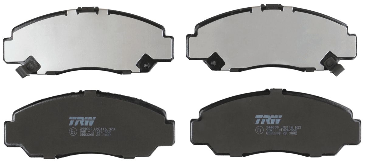 Комплект гальмівних колодок передн , ACURA TL, HONDA ACCORD VII, CIVIC IX, CIVIC VII, CIVIC VIII, CROSSROAD, FR-V, STEPWGN, STREAM 1.4-3.2 11.00- фото 3