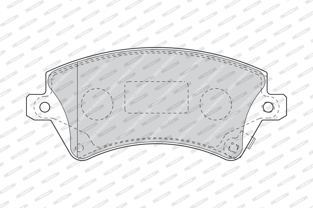 Комплект гальмівних колодок передн , TOYOTA COROLLA, COROLLA VERSO 1.4-2.0D 05.97-03.08 фото 3