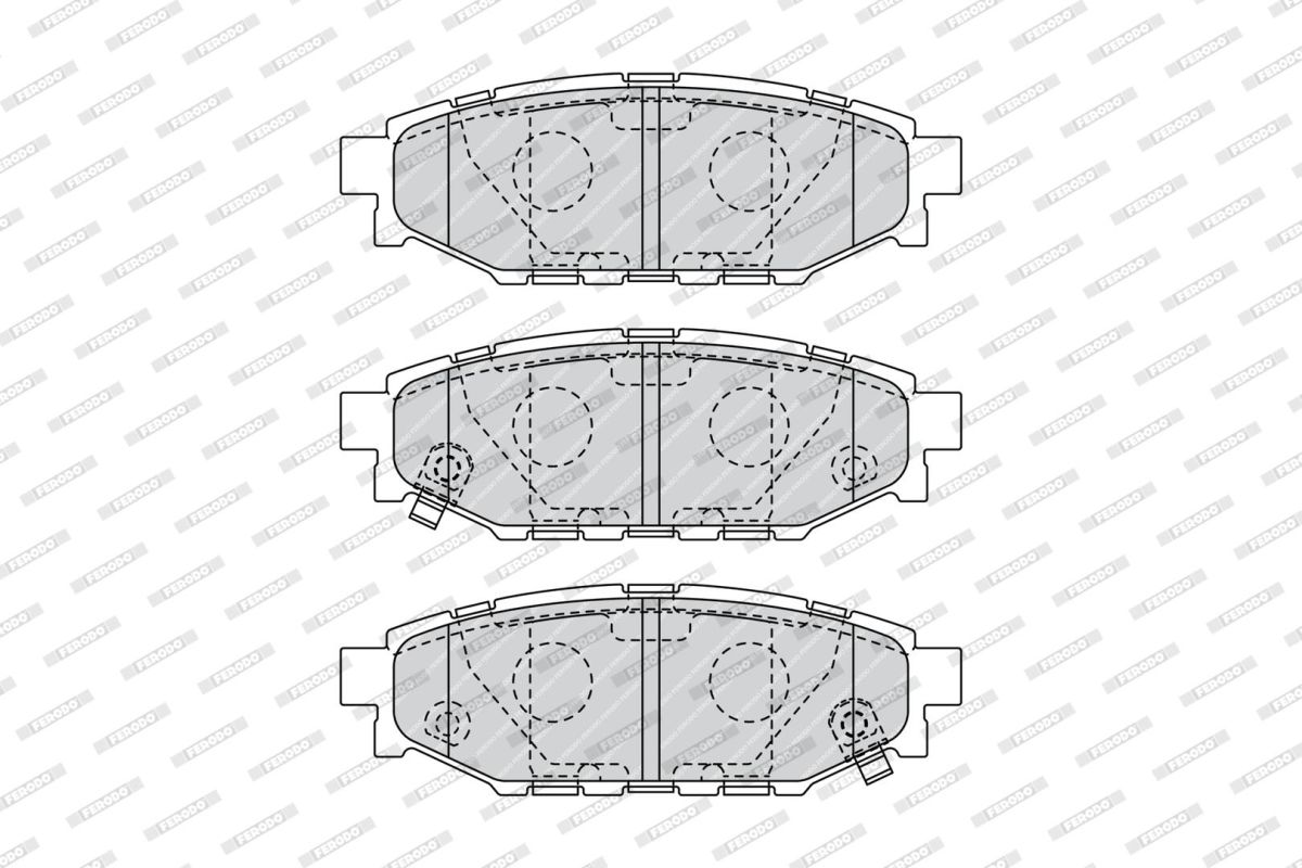 Колодки гальмівні дискові SUBARU FORESTER (SJ_) 2.5 2012.11- FERODO (FDB1947) Ferodo фото 5