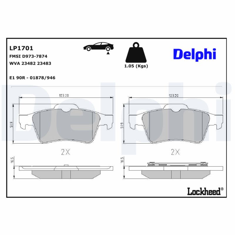 Комплект гальмівних колодок задн , VOLVO C30, C70 II, S40 II, V50, FORD FOCUS C-MAX, TOURNEO CONNECT, TOURNEO COURIER B460, TRANSIT CONNECT, FORD USA FOCUS, NISSAN PRIMERA 1.6-3.5 10.99- фото 5