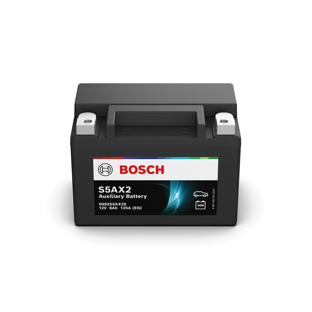 Аккумуляторная батарея 8Ah/125A (150x87x105/+L/BO) S5AX2 AB (Start-Stop/AGM/вспомогательная) фото 8