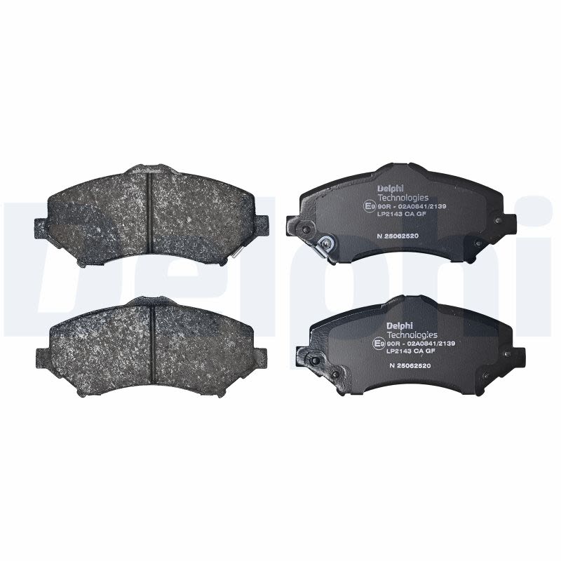 Комплект гальмівних колодок передн , CHRYSLER GRAND VOYAGER V, TOWN & COUNTRY, VOYAGER V, DODGE GRAND, JOURNEY, NITRO, FIAT FREEMONT, JEEP CHEROKEE, COMPASS, WRANGLER III 2.0D-4.0 01.06- фото 3