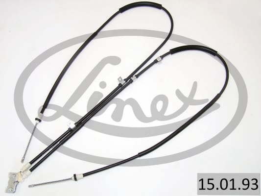 Трос ручника (задний) Ford Connect 02- (-ABS) (низкая база) (барабанный тормоз) фото 6