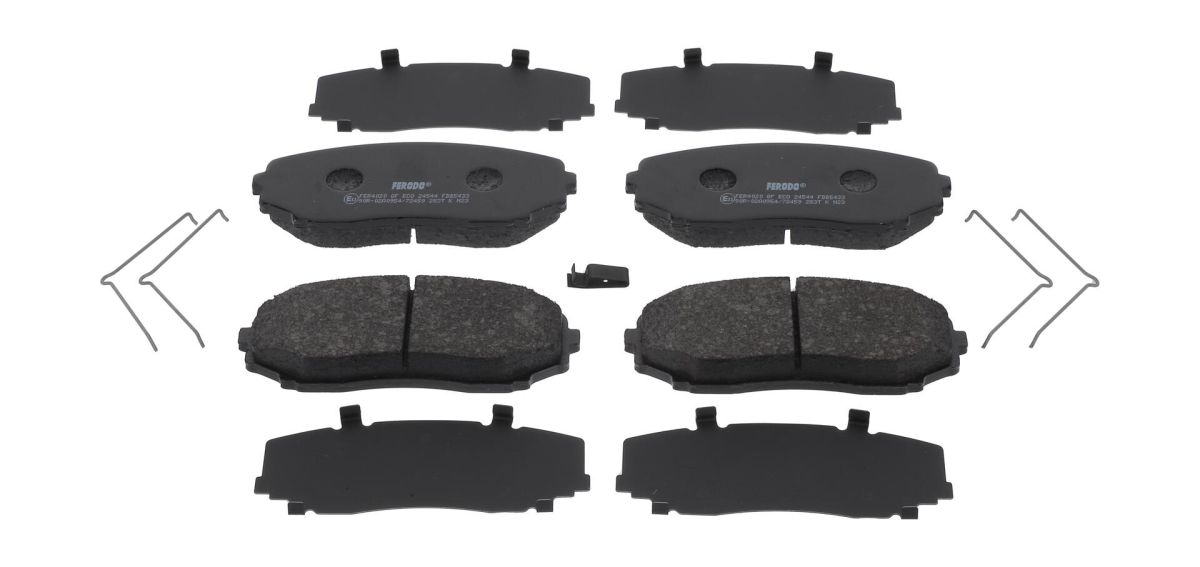 Комплект гальмівних колодок передн , FORD USA EDGE, MAZDA CX-5, CX-7, CX-9, MITSUBISHI ECLIPSE CROSS, GRANDIS, L200 / TRITON, OUTLANDER III, PAJERO PININ I, PAJERO SPORT III 1.5-3.7 10.99- фото 2