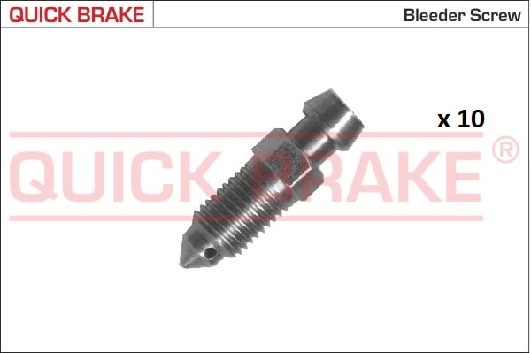 Штуцер прокачки гальм (M8x1/8x28.0) (к-кт 10 шт) Quick Brake фото 8