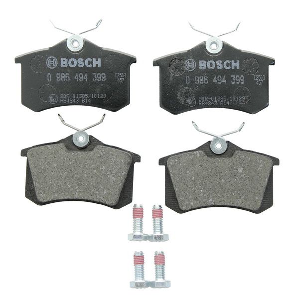 Колодки гальмівні дискові CITROEN C3 PICASSO (SH_) 1.4 2009.02- BOSCH (0 986 494 399) Bosch фото 3
