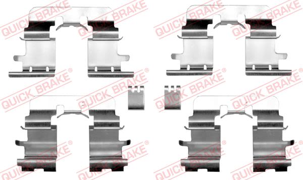Планка супорта (заднього) прижимна (к-кт) Toyota Avensis/Previa 00-09 (Sumitomo) Quick Brake фото 8