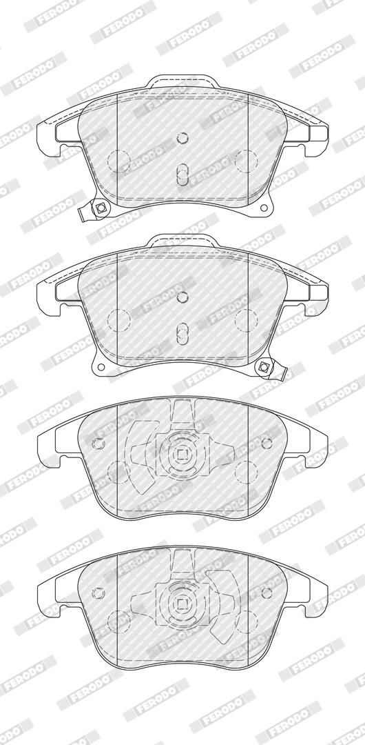 Колодки гальмівні дискові FORD MONDEO V TURNIER (CF) 1.6 2014.09- FERODO (FDB4445) Ferodo фото 5