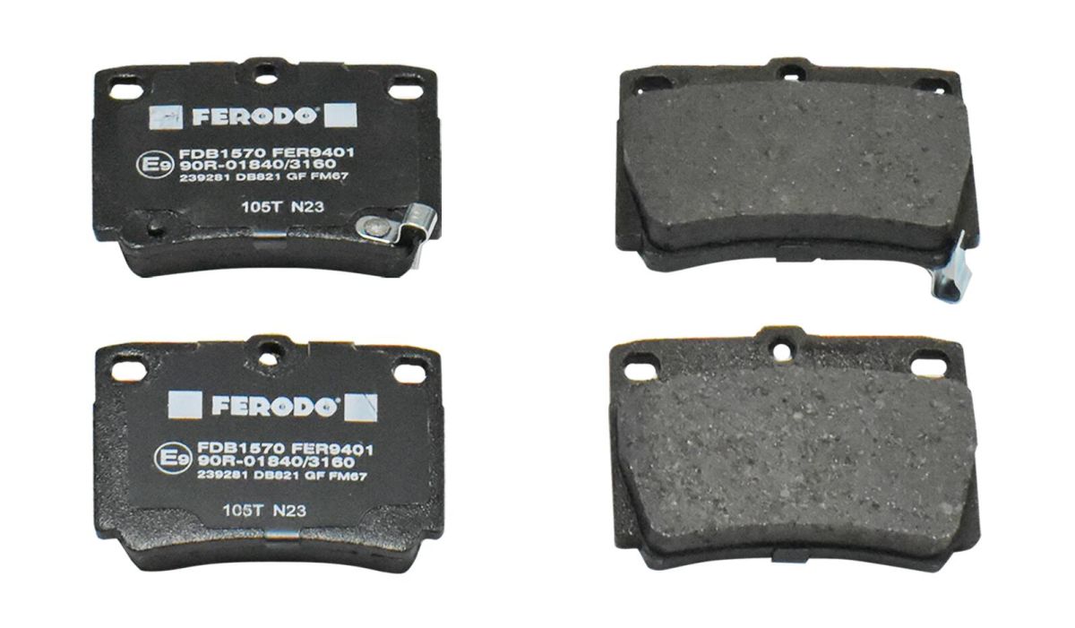 Колодки гальмівні дискові MITSUBISHI PAJERO SPORT II (KH_, KG_) 2.5 2008.01- FERODO (FDB1570) Ferodo фото 6