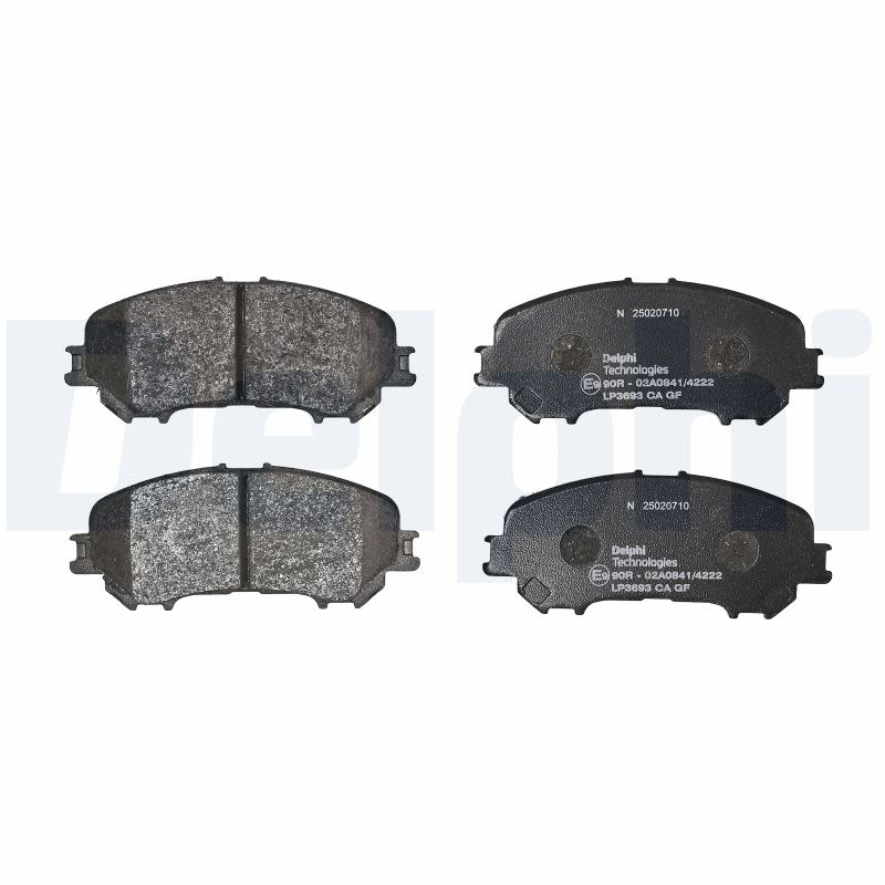 Комплект гальмівних колодок передн , NISSAN QASHQAI II, X-TRAIL, X-TRAIL III, RENAULT KADJAR, KOLEOS II 1.2-2.5 11.13- фото 2