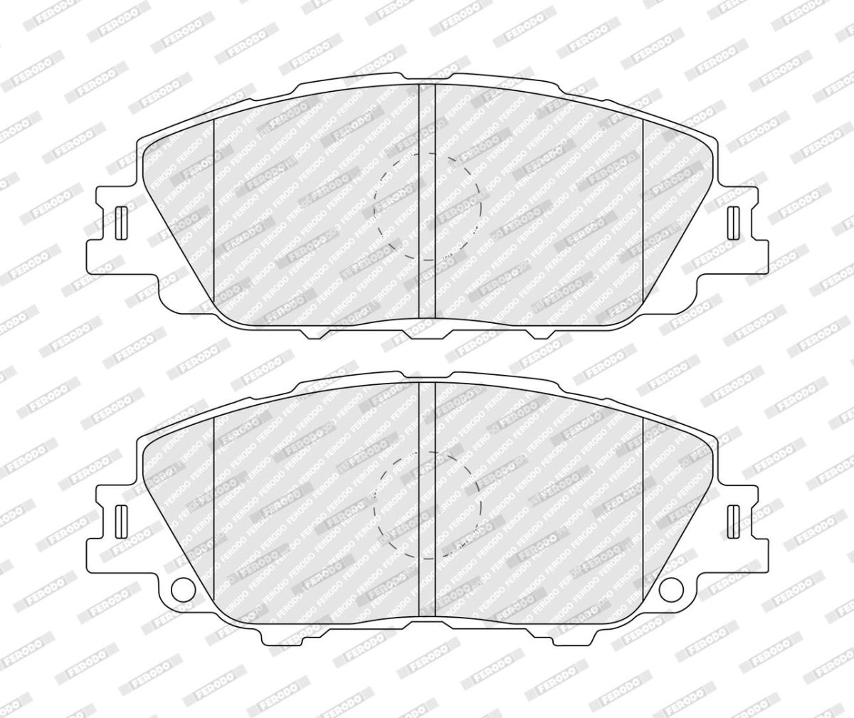 Комплект гальмівних колодок передн , TOYOTA COROLLA, PRIUS PHV, YARIS CROSS 1.5-1.8H 01.16- фото 4