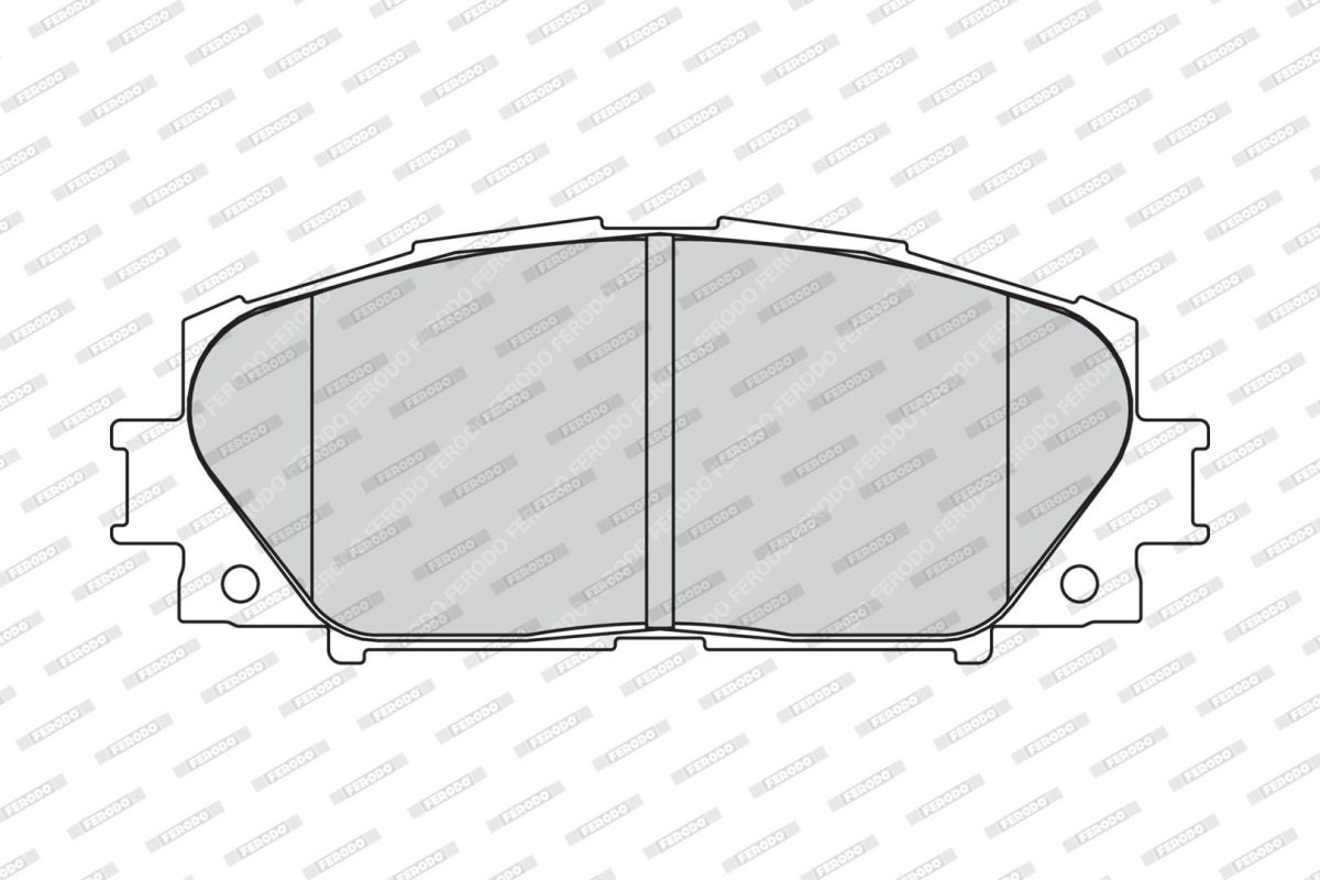 Колодки гальмівні дискові TOYOTA YARIS (_P13_) 1.0 2010.12- FERODO (FDB1829) Ferodo фото 5