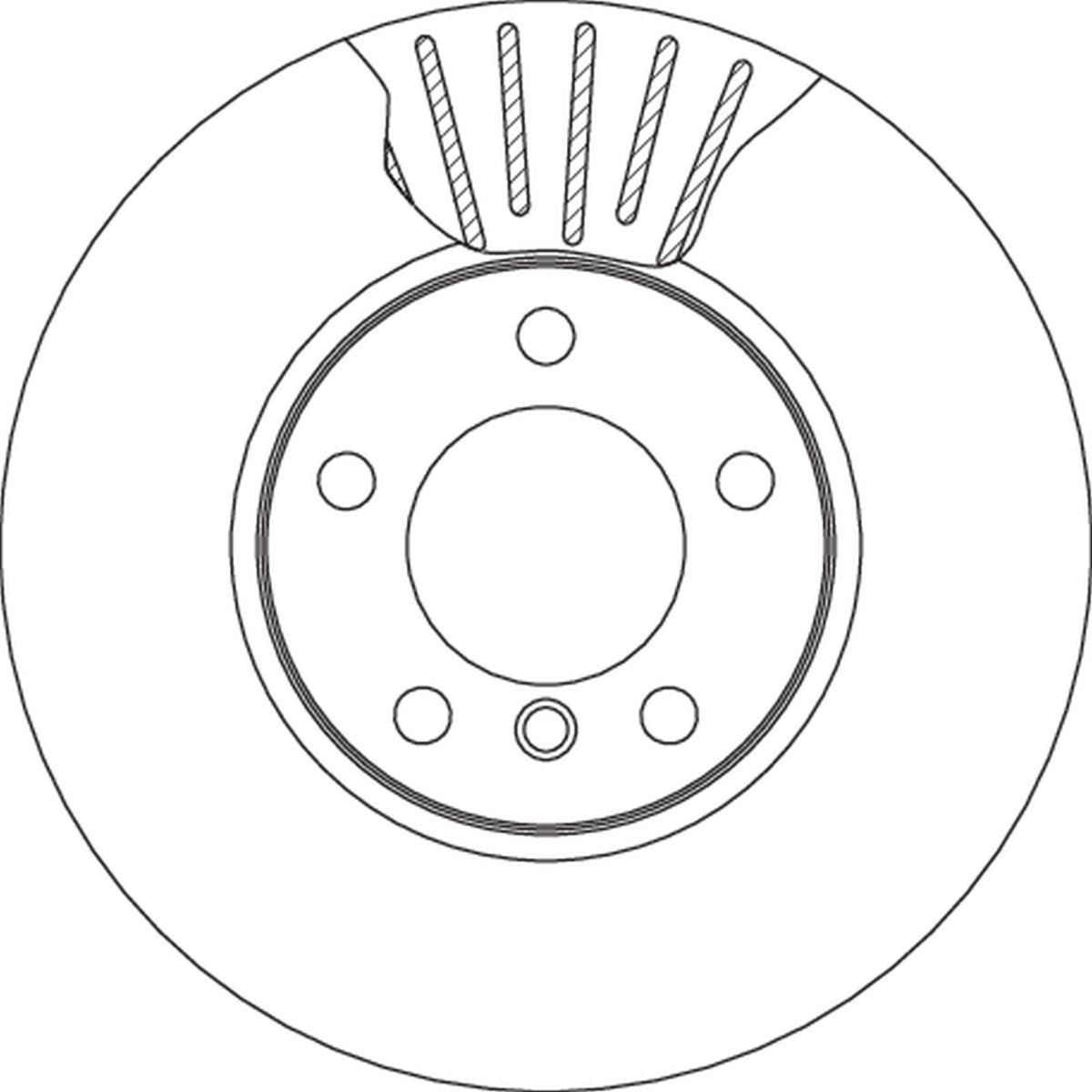 Диск гальмівний передн лів/прав BMW 1 (F20), 1 (F21), 2 (F22, F87), 2 (F23), 3 (E90), 3 (E91), 3 (E92), 3 (E93), 3 (F30, F80), 3 (F31), 3 GRAN TURISMO (F34), 4 (F32, F82), 4 (F33 1.5-3.0D 12.04- фото 5