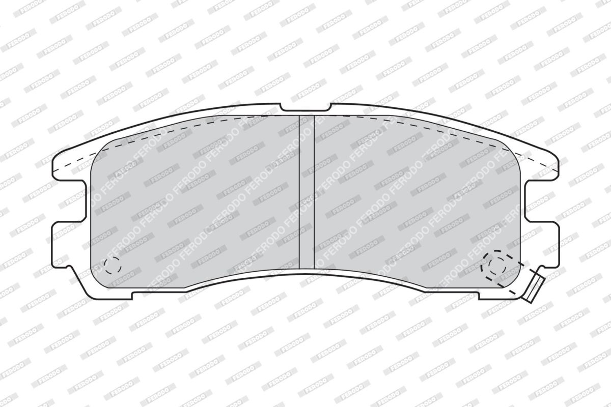 Комплект гальмівних колодок задн , CHRYSLER SEBRING, DODGE STEALTH, STRATUS, HYUNDAI SANTAMO, MITSUBISHI 3000 GT, DELICA / SPACE GEAR, ECLIPSE II, ECLIPSE III, ECLIPSE IV 1.8-3.8 06.87- фото 3