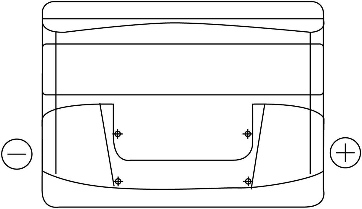 Аккумуляторная батарея 44Ah/420A (207x175x175/+R/B13) Excell фото 8