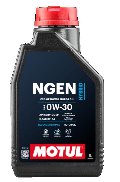 Моторна олива NGEN HYBRID (1L) 0W30 (гібридні авто) ,API ILSAC GF-6A, SP, HONDA, KIA, NISSAN, TOYOTA фото 5