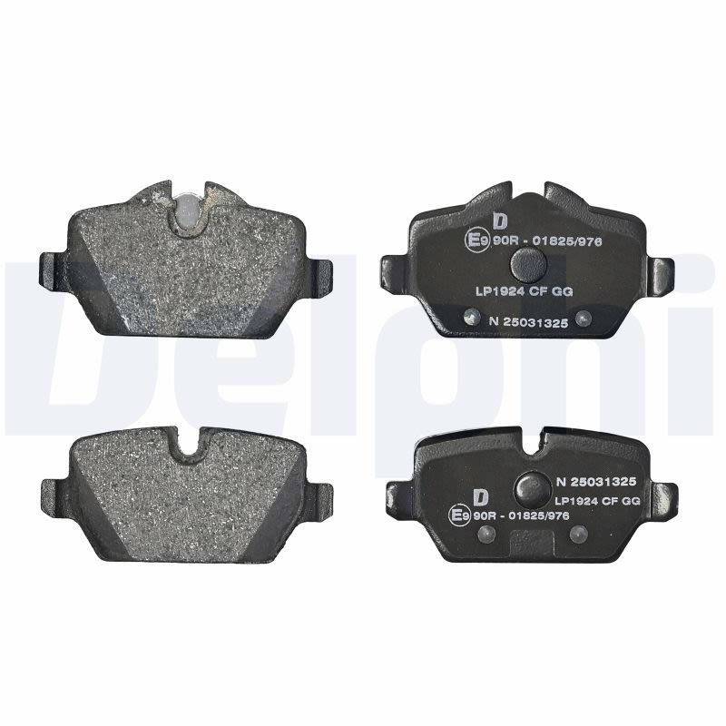 Комплект гальмівних колодок задн , BMW 1 (E81), 1 (E82), 1 (E87), 3 (E90), 3 (E92) 1.6/2.0/2.0D 06.04-10.13 фото 3