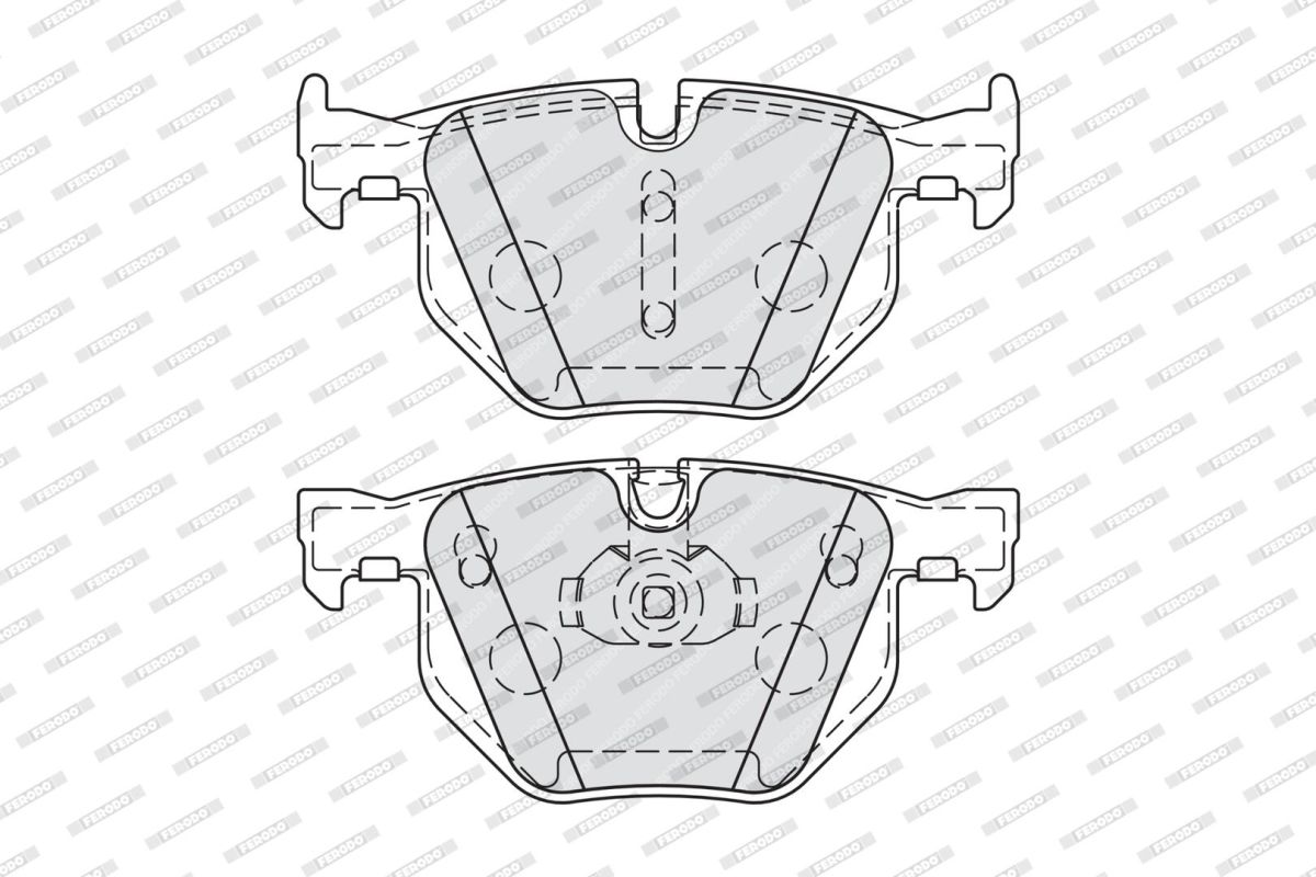 Колодки гальмівні дискові BMW X5 (E70) 3.0 2006.02-2013.07 FERODO (FDB4067) Ferodo фото 5
