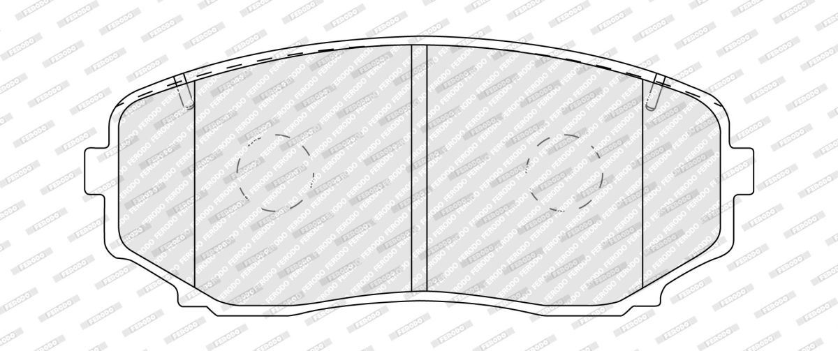 Комплект гальмівних колодок передн , FORD USA EDGE, MAZDA CX-5, CX-7, CX-9, MITSUBISHI ECLIPSE CROSS, GRANDIS, L200 / TRITON, OUTLANDER III, PAJERO PININ I, PAJERO SPORT III 1.5-3.7 10.99- фото 4