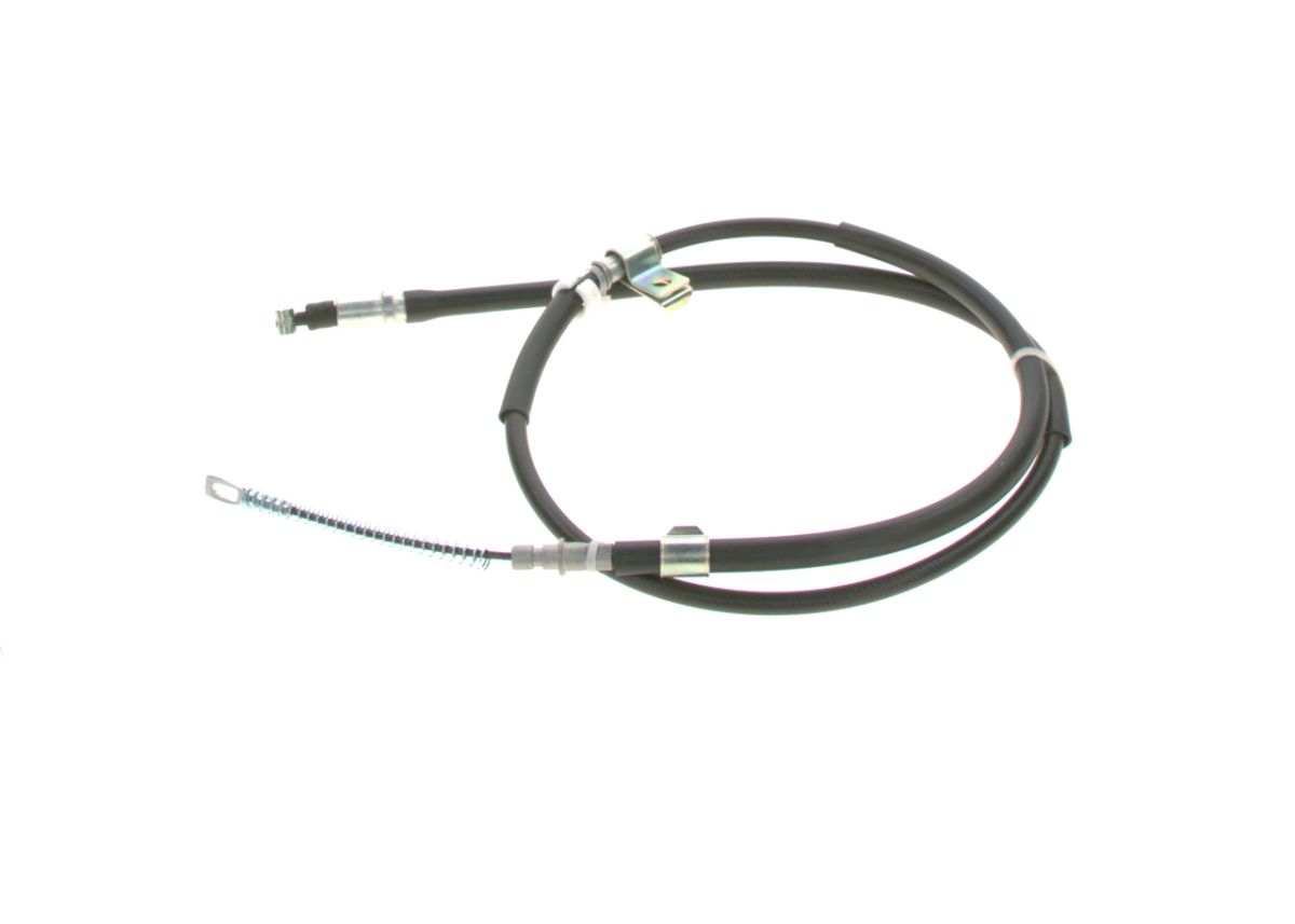Трос ручника (задній) (R) Daewoo Lanos 97- (1587mm) (2 кріпл.) Bosch фото 9