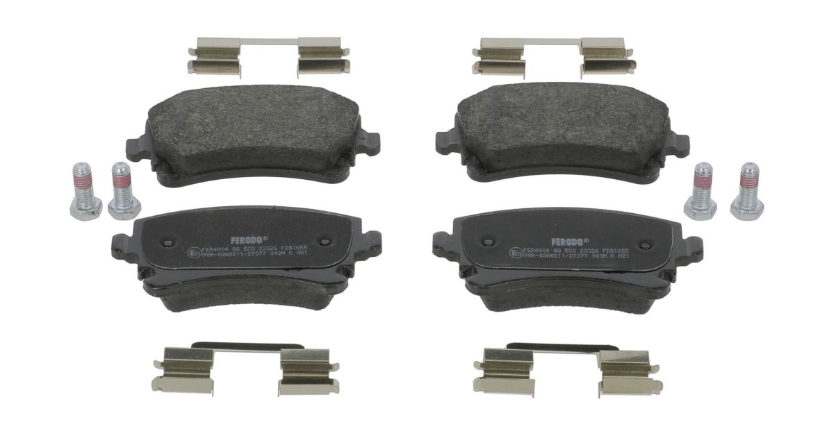 Колодки гальмівні дискові AUDI A6 C6 (4F2) 3.0 2004.04-2011.08 FERODO (FDB1655) Ferodo фото 4