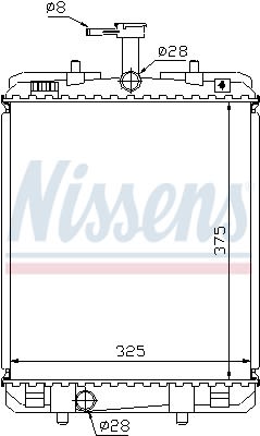 Радіатор охолоджування TOYOTA AYGO 1.0 +AC 05- NISSENS (64685) Nissens фото 10