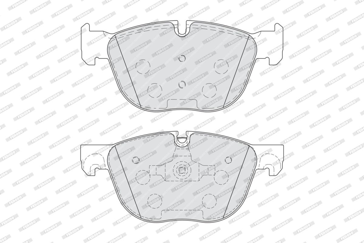 Колодки гальмівні дискові BMW X5 (E70) 3.0 2006.02-2013.07 FERODO (FDB4052) Ferodo фото 5