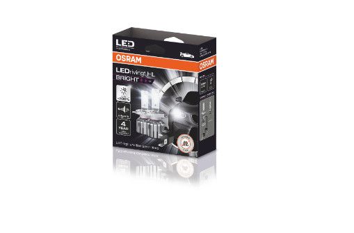 Комплект світлодіодних автоламп H4/H19 LED 12V 15/15W 6000K P43T/PU43T-3 / LEDRIVING® HL BRIGHT / OSRAM (64193DWBRT-2HFB) osram фото 6