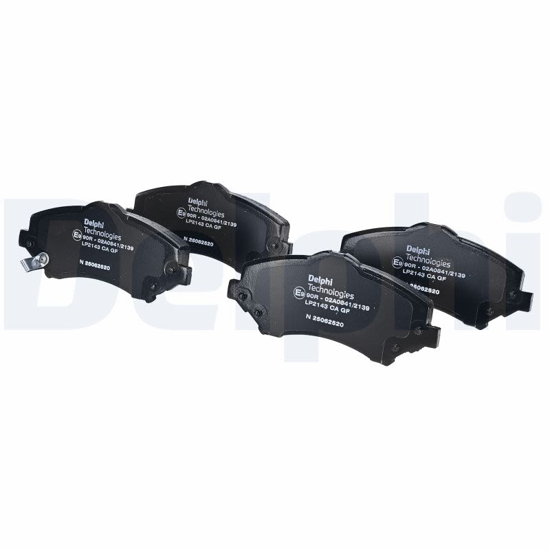 Комплект гальмівних колодок передн , CHRYSLER GRAND VOYAGER V, TOWN & COUNTRY, VOYAGER V, DODGE GRAND, JOURNEY, NITRO, FIAT FREEMONT, JEEP CHEROKEE, COMPASS, WRANGLER III 2.0D-4.0 01.06- фото 2