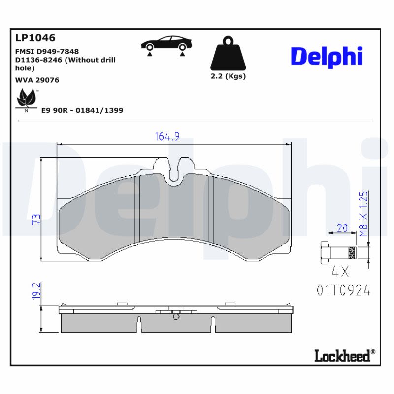 Комплект гальмівних колодок задн/передн , MERCEDES G (W463), SPRINTER 2-T (B901, B902), SPRINTER 3,5-T (B909), SPRINTER 3-T (B903), SPRINTER 4,6-T (B909), SPRINTER 4-T (B904) 2.1D-Electric 06.92- фото 4