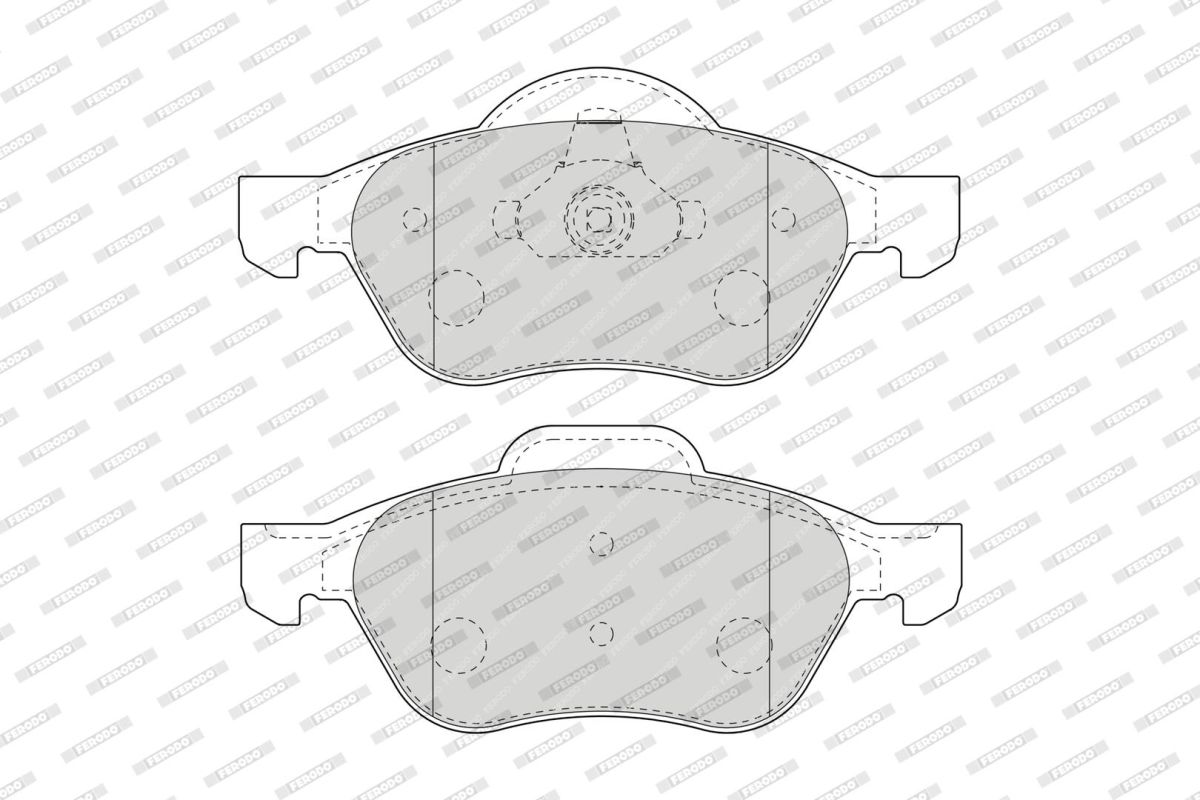 Колодки гальмівні дискові RENAULT LAGUNA III GRANDTOUR (KT0/1) 1.5 2007.10-2015.12 FERODO (FDB1440) Ferodo фото 5