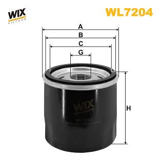 Фільтр масляний Renault Kangoo 1.2 97-09 (бензин) WIX Filters фото 7