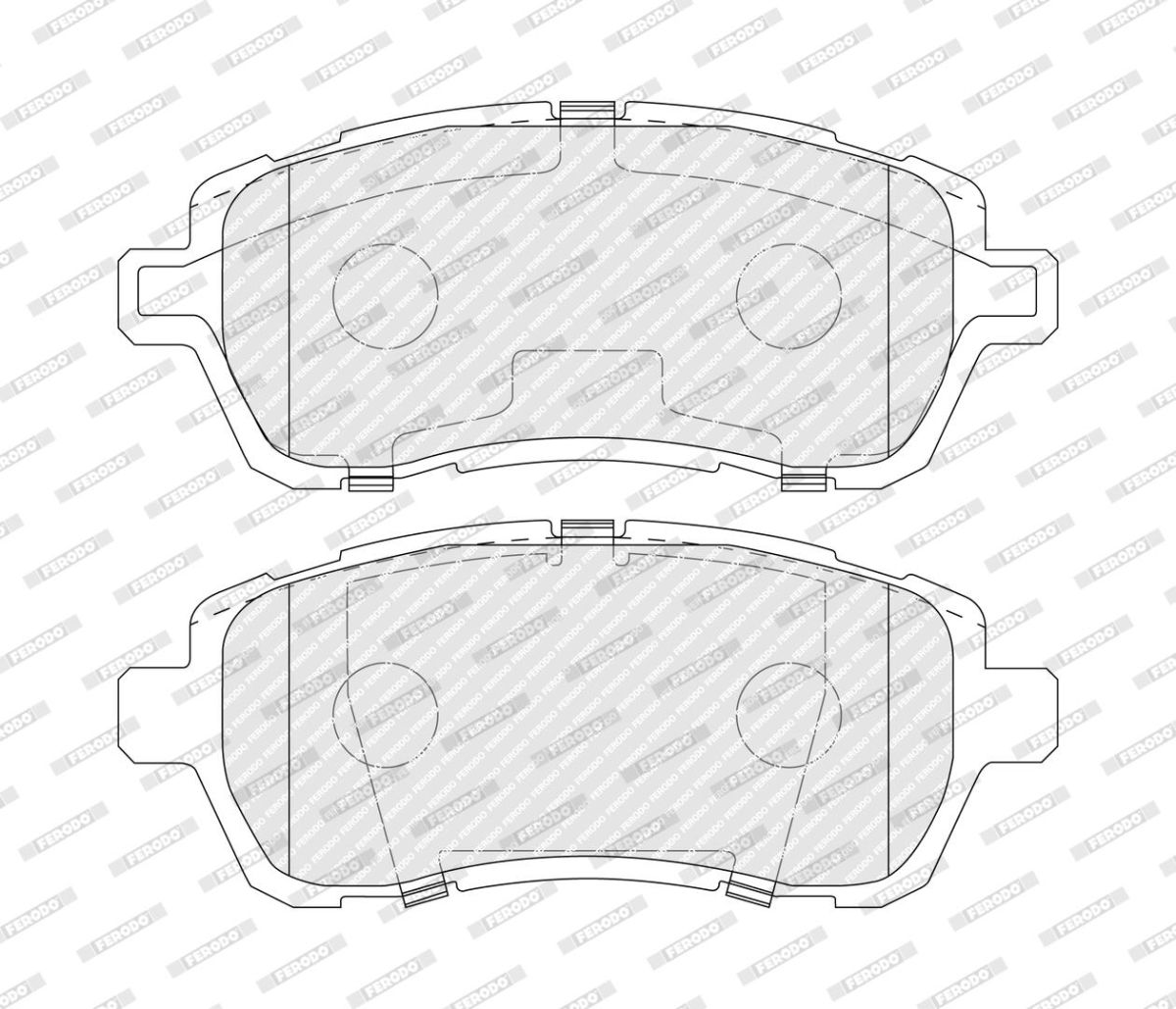 Колодки гальмівні дискові FORD FIESTA VI (CB1, CCN) 1.4 2008.06- FERODO (FDB4179) Ferodo фото 5