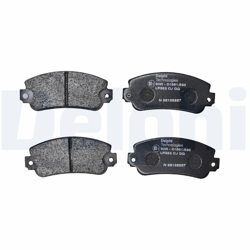 Комплект гальмівних колодок передн , ABARTH RITMO, ALFA ROMEO 145, 146, 155, FIAT 131, 147, ARGENTA, BARCHETTA, PANDA, PUNTO, REGATA, RITMO, TEMPRA, TIPO, UNO, LANCIA DEDRA 0.65-2.5D 10.76-06.06 фото 3