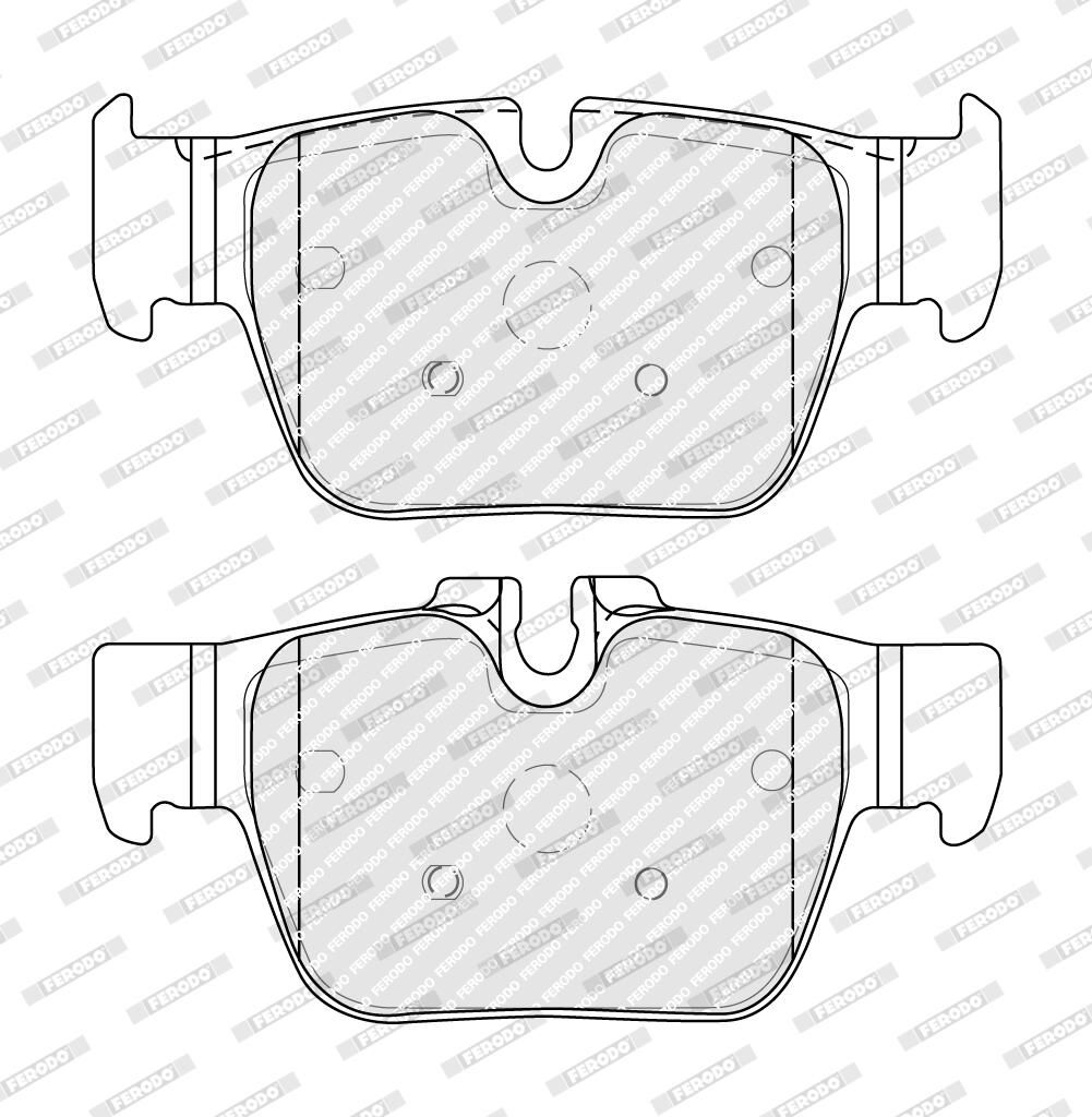 Комплект гальмівних колодок задн , BMW 1 (F40), 2 GRAN COUPE (F44), X2 (F39), MINI CLUBMAN (F54), COUNTRYMAN (F60) 1.5-2.0D 11.18- фото 3